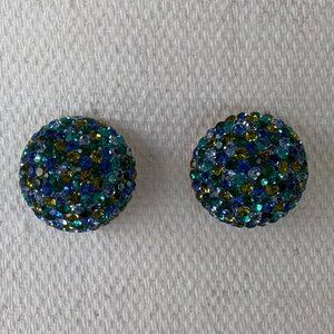 Kate Spade Pavé Dome Studs, Blue